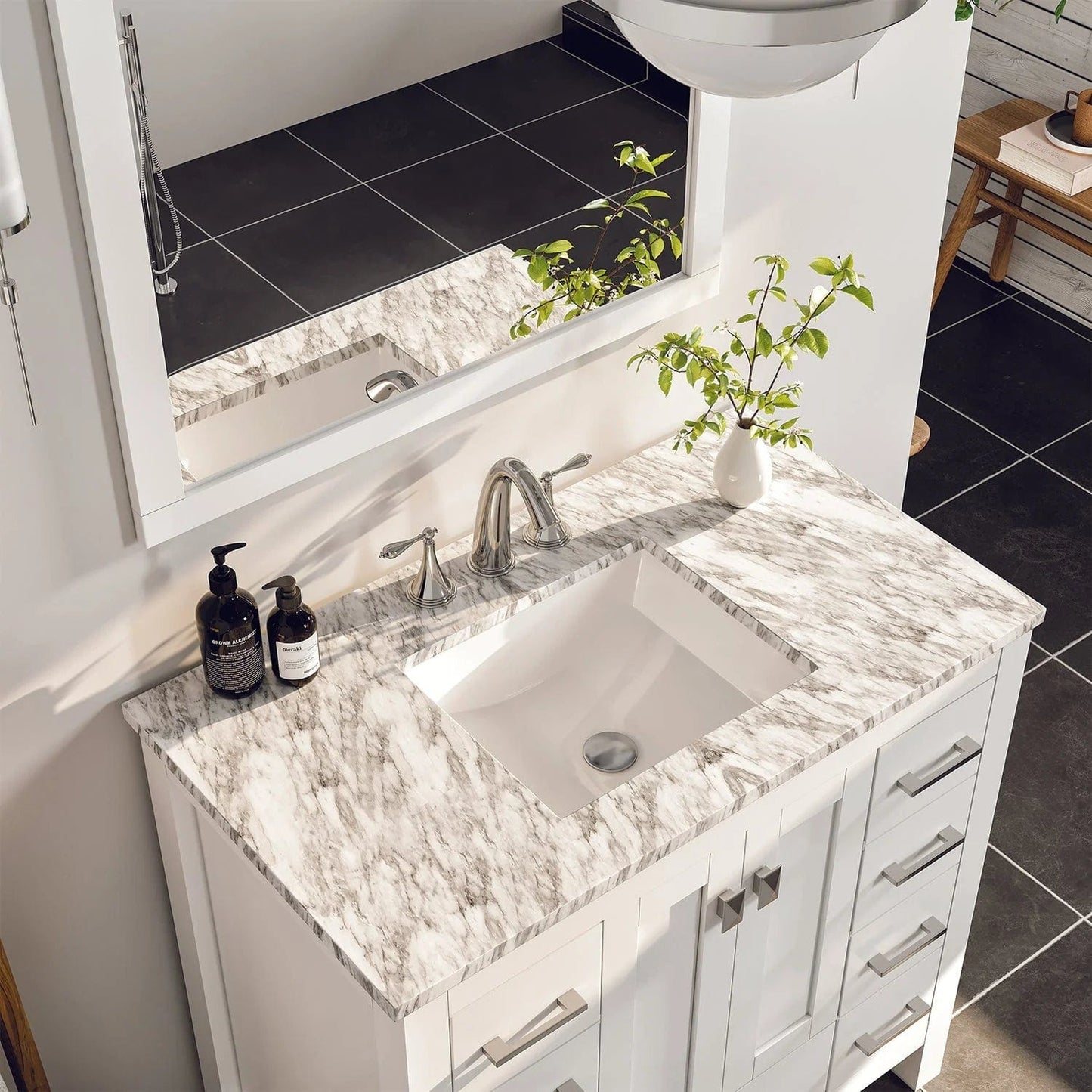 Eviva Hampton 36 inch Transitional Bathroom Vanity