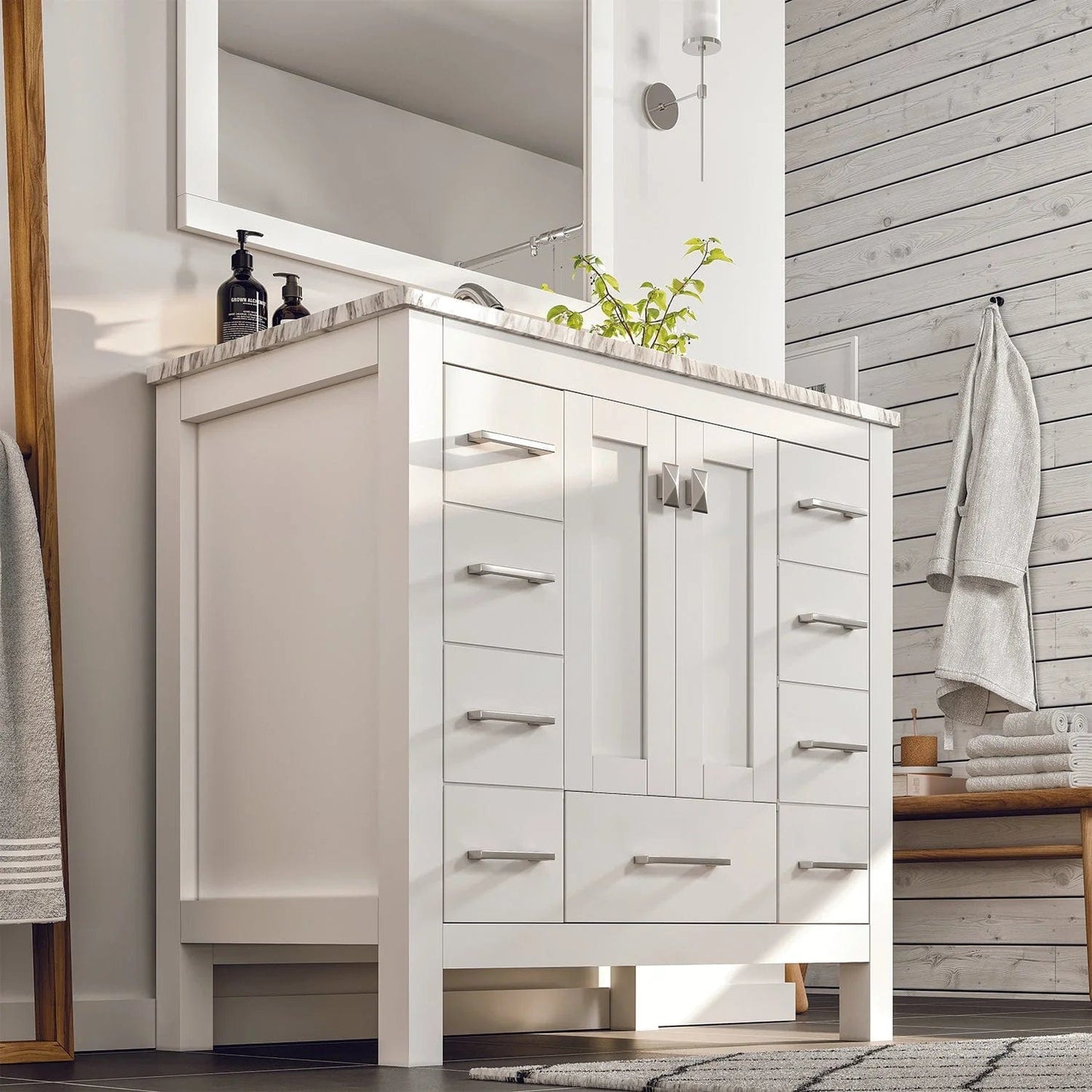 Eviva Hampton 36 inch Transitional Bathroom Vanity