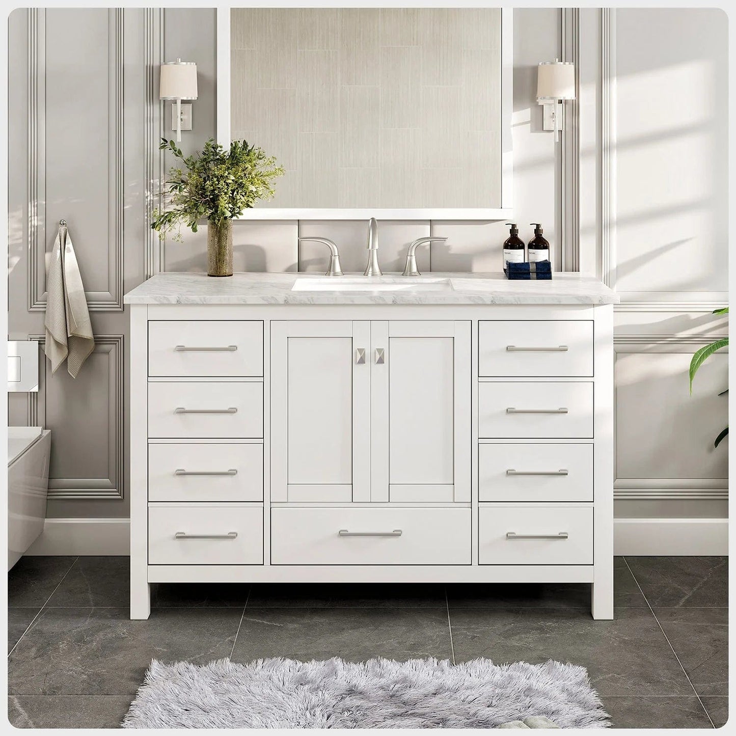 Eviva Aberdeen 48 inch Transitional Bathroom Vanity