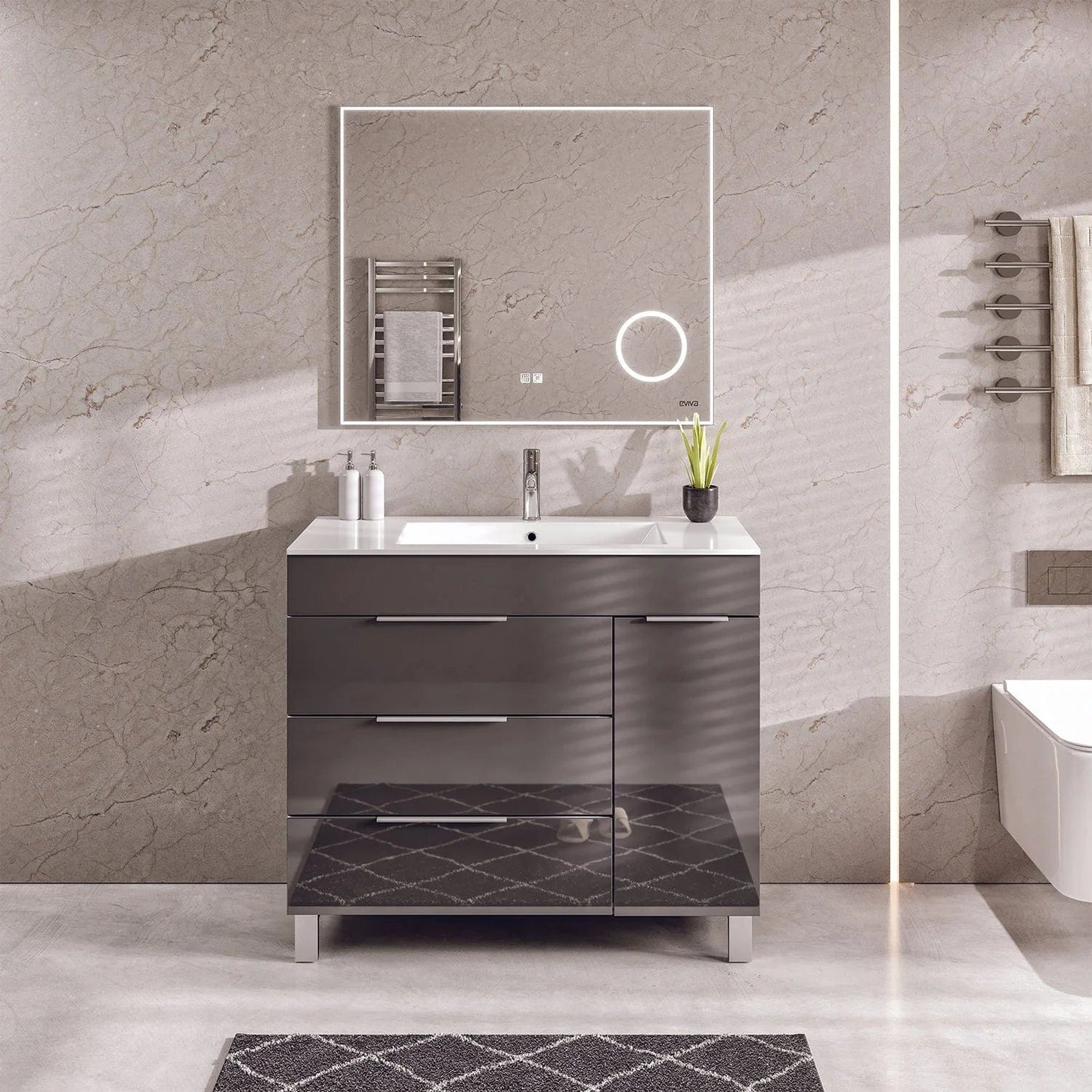 Eviva Geminis 39 inch Bathroom Vanity