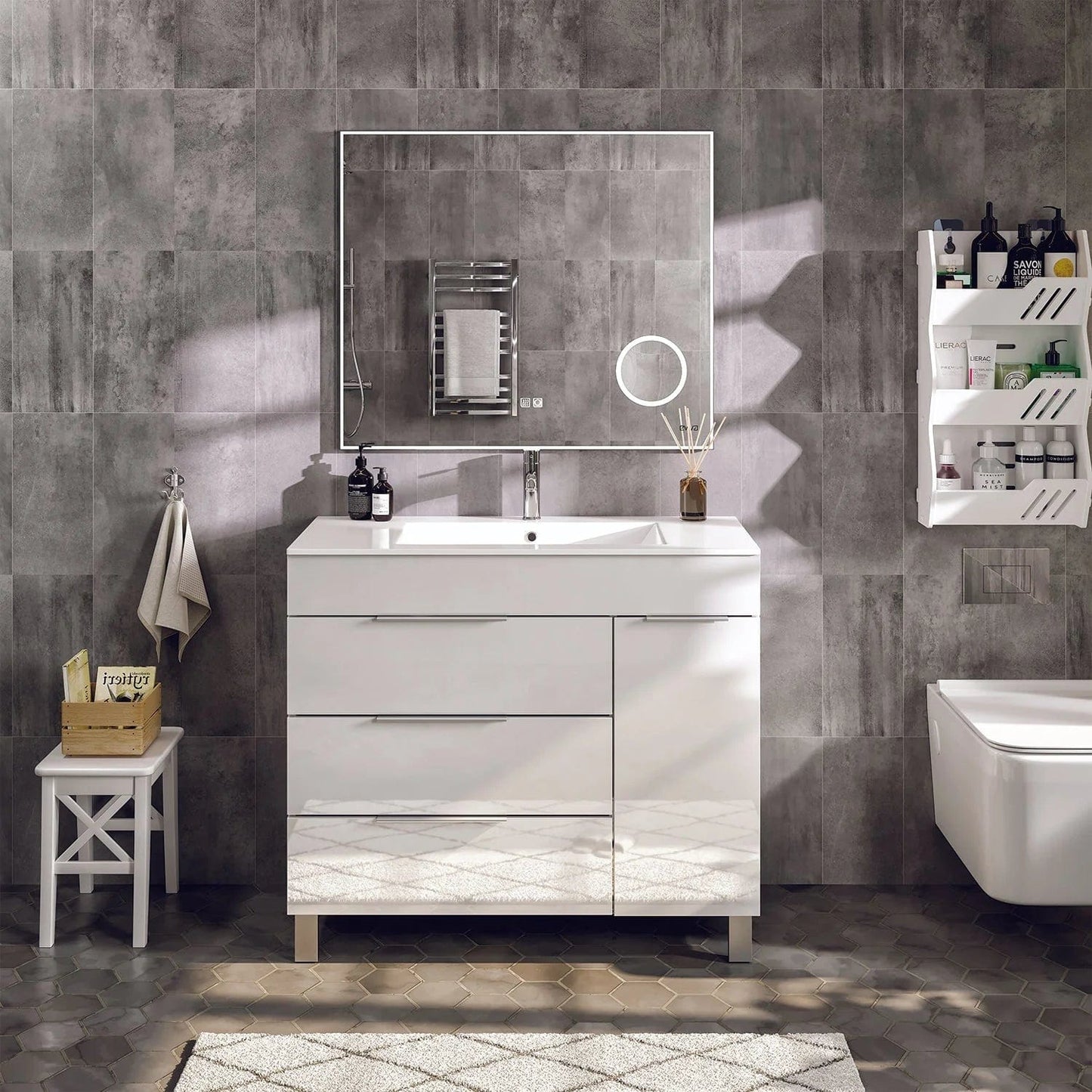 Eviva Geminis 39 inch Bathroom Vanity