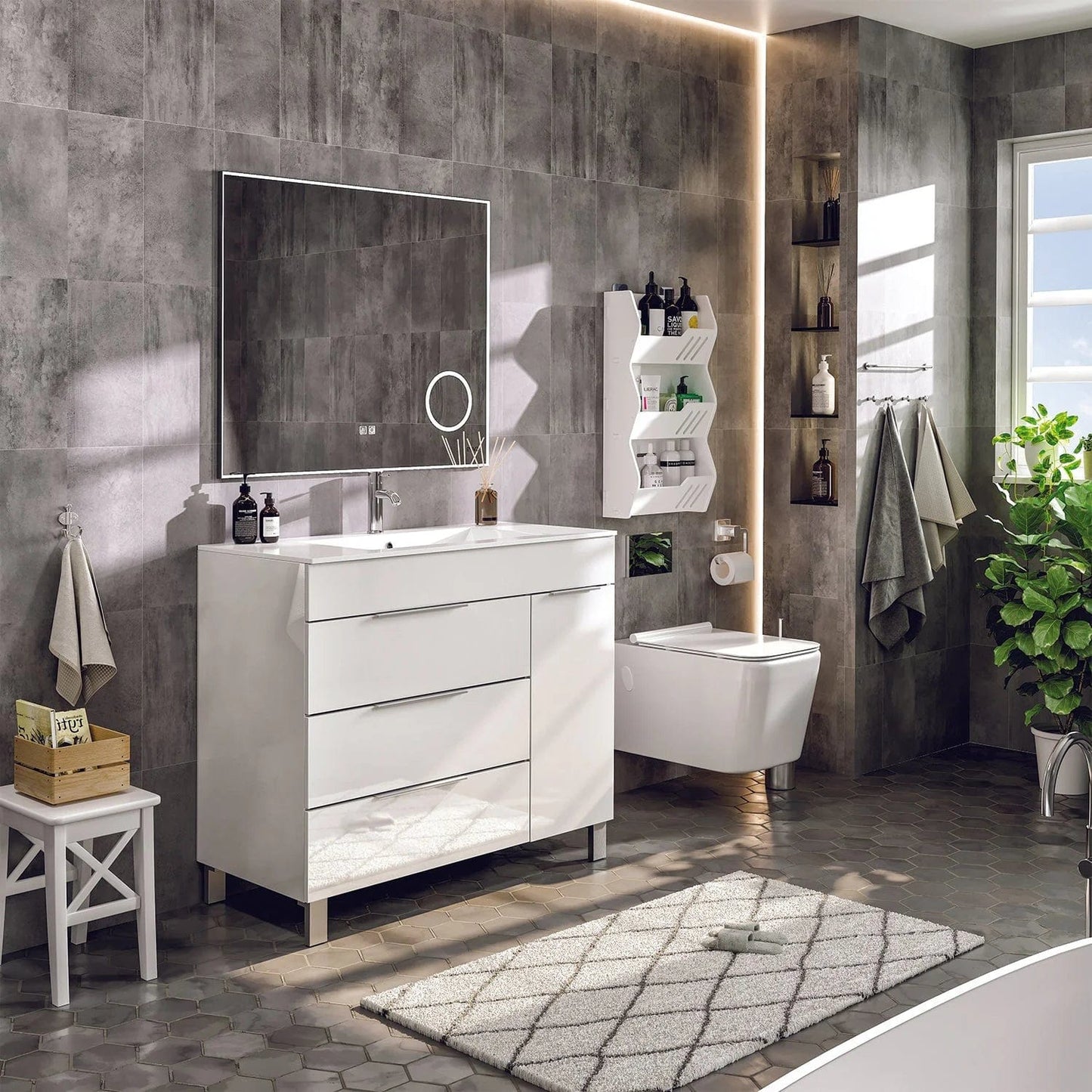 Eviva Geminis 39 inch Bathroom Vanity