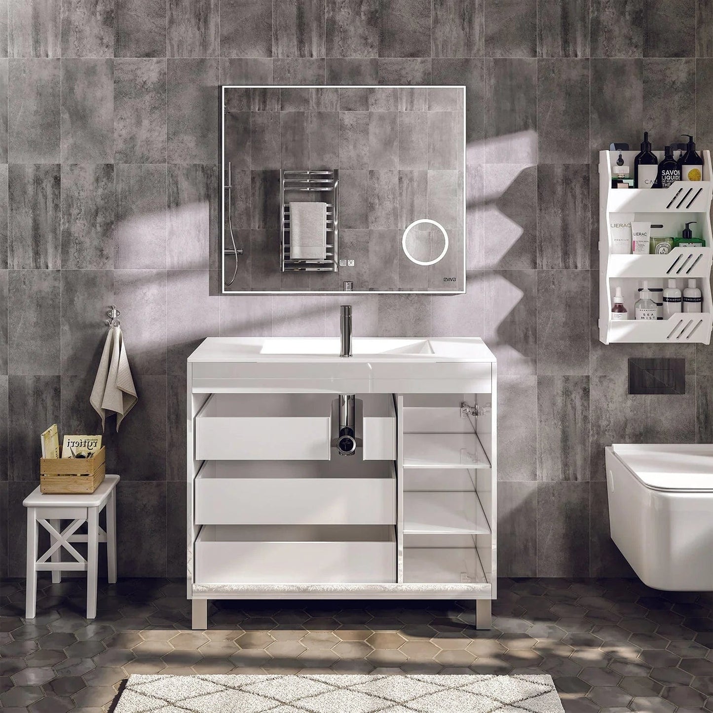 Eviva Geminis 39 inch Bathroom Vanity