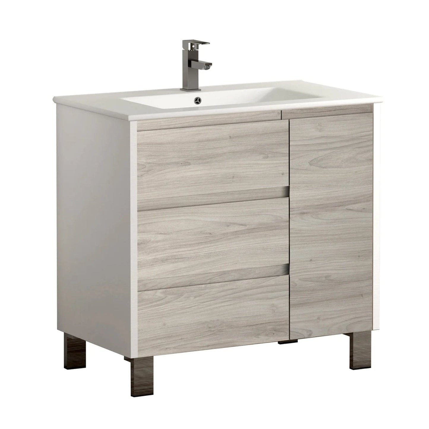 Eviva Bella 32 inch Vanity with Porcelain Sink