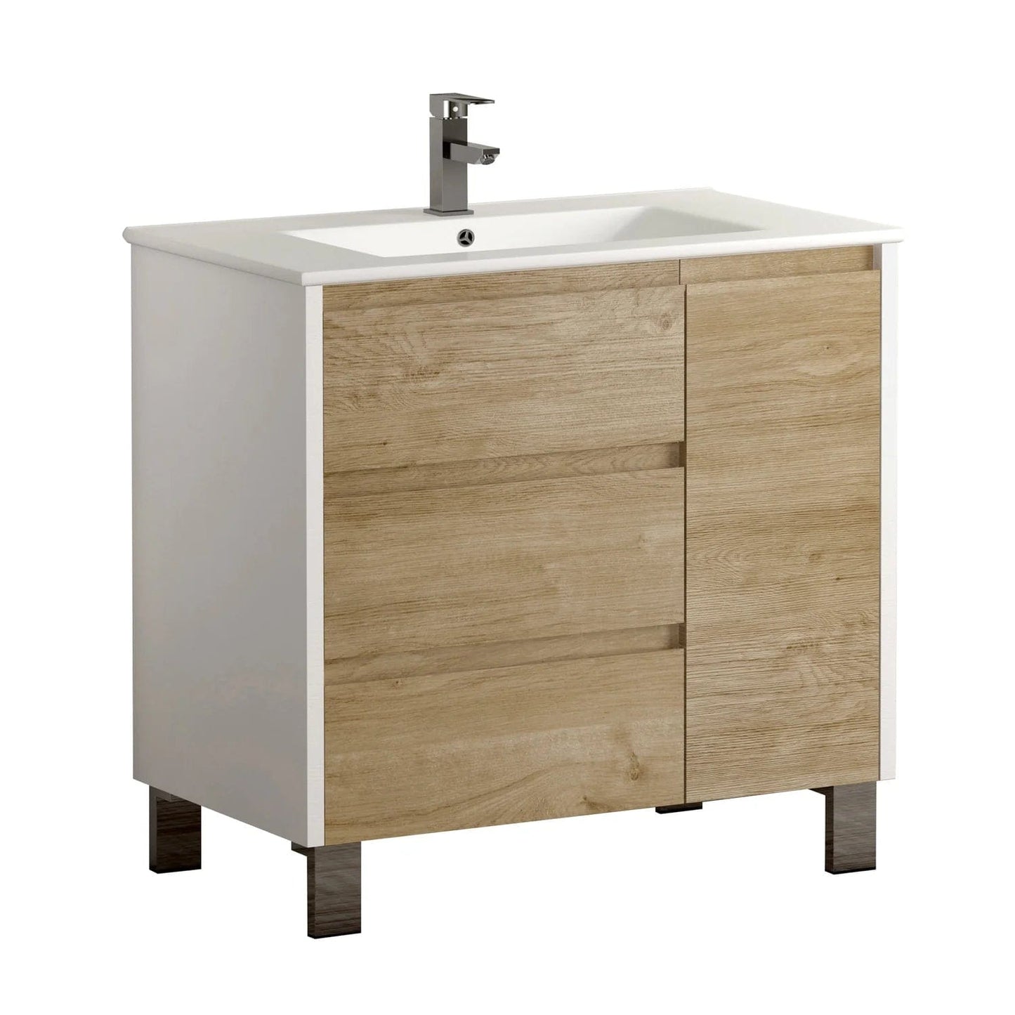 Eviva Bella 32 inch Vanity with Porcelain Sink