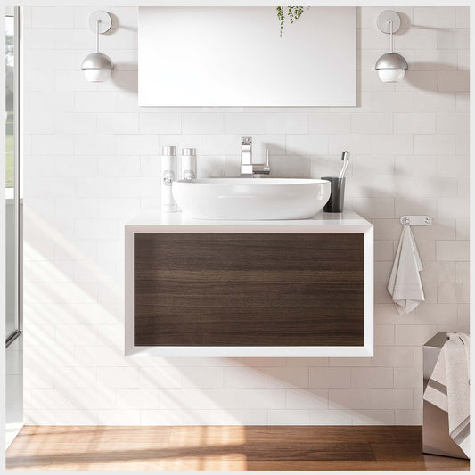 Eviva Santa Monica 30 inch Wall Mount Bathroom Vanity