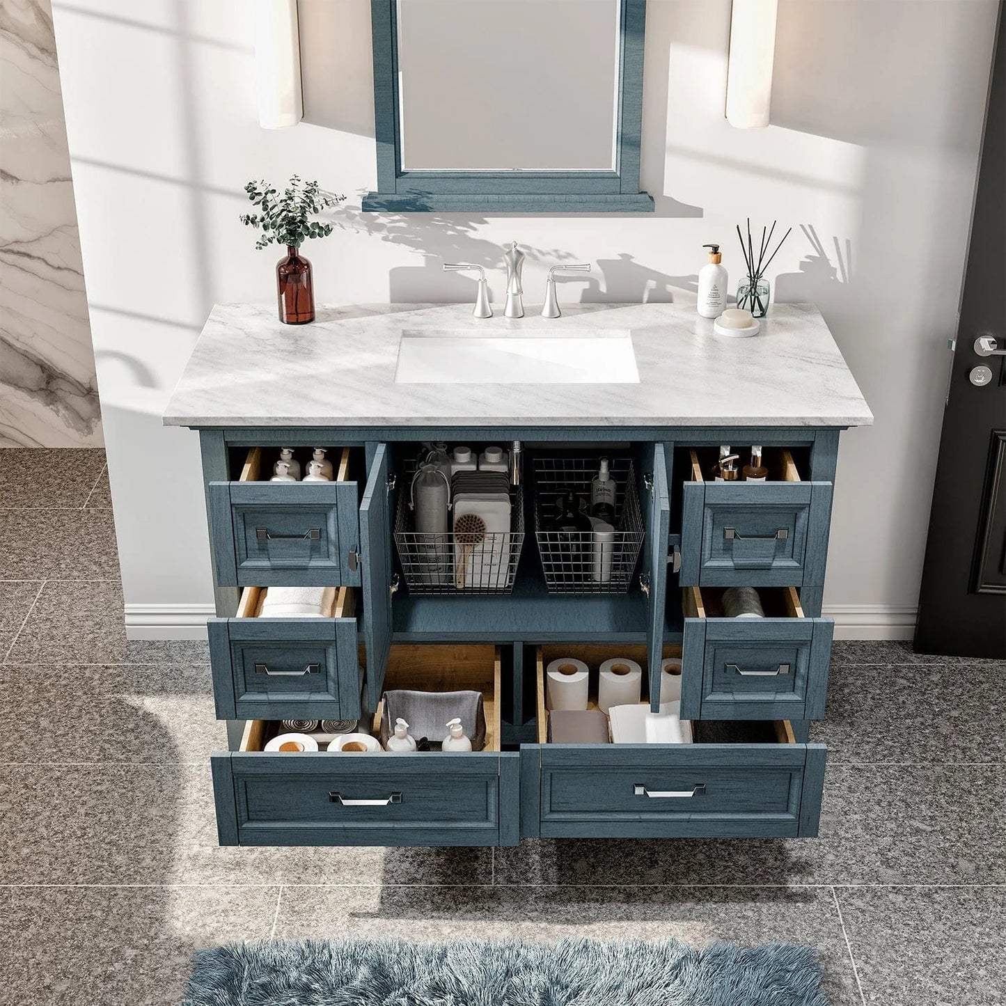 Eviva Britney Transitional Bathroom Vanity