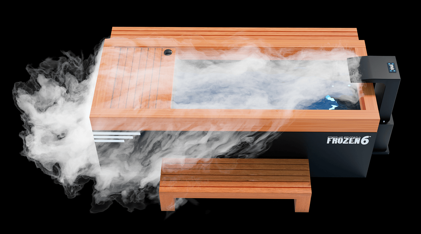 Medical Breakthrough Frozen 6 Cold Plunge - Bar Counter & Heavy Duty Step / Essential Oil Infuser & Steam Generator