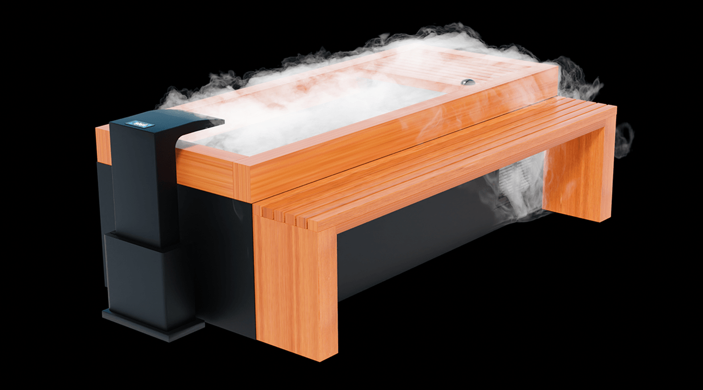 Medical Breakthrough Frozen 6 Cold Plunge - Bar Counter & Heavy Duty Step / Essential Oil Infuser & Steam Generator