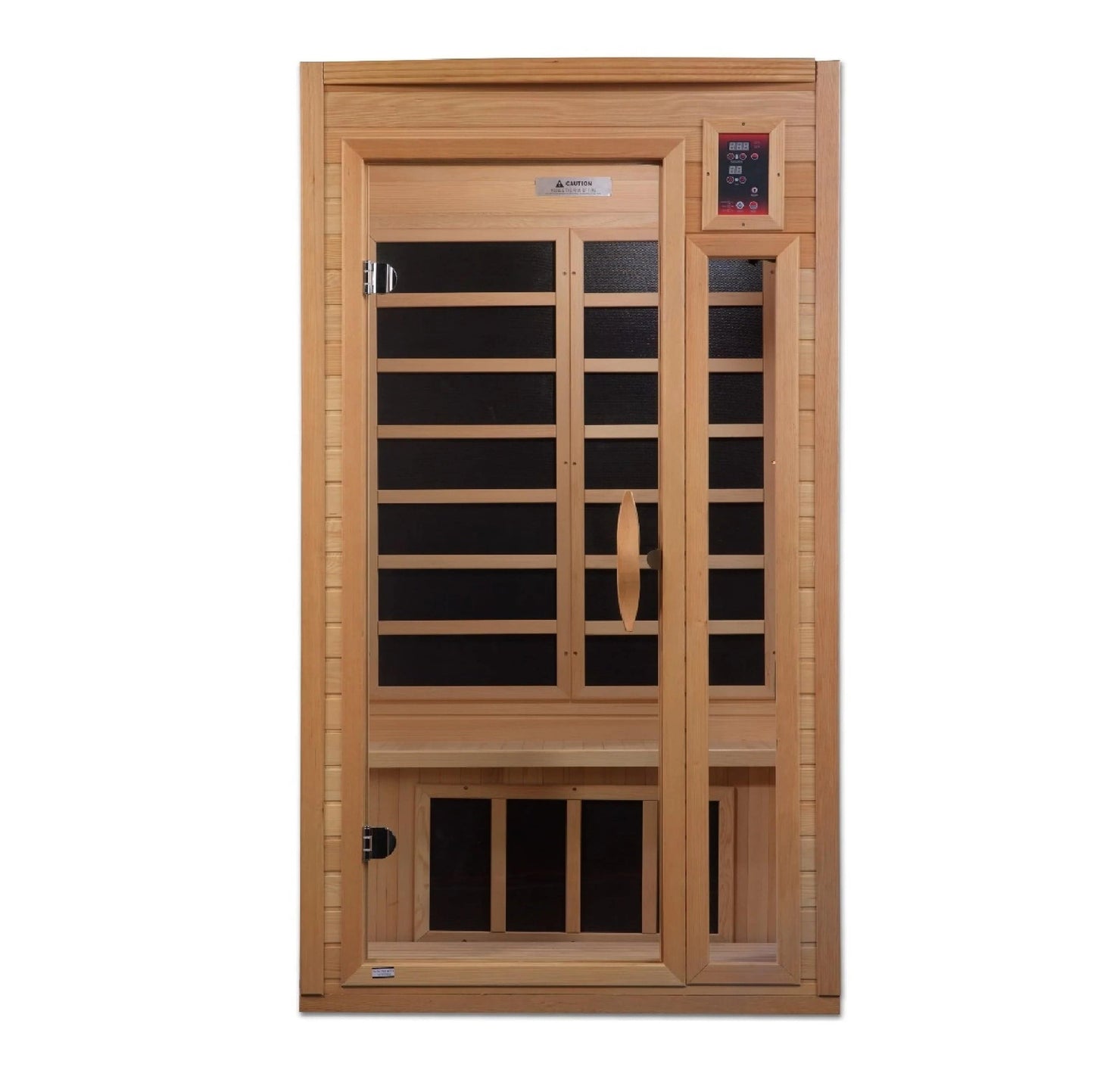 Golden Designs Geneva Elite 1-2-person PureTech™ Near Zero EMF (Under 2MG) FAR Infrared Sauna (Canadian Hemlock) GDI-6106-01 Elite