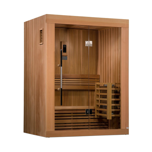 Golden Designs Sundsvall Edition 2 Person Traditional Sauna - Canadian Red Cedar GDI-7289-01