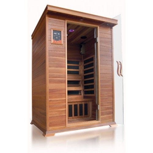 SunRay 2 Person Cedar Sauna w/Carbon Heaters HL200K Sierra