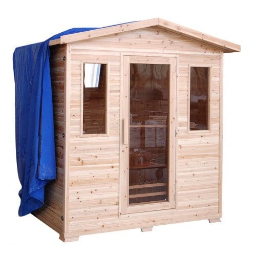 SunRay 3 Person Outdoor Sauna w/Ceramic Heater HL300D Grandby