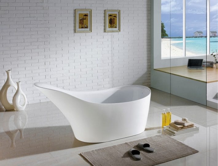 Kube Victorian 67" Free Standing Bathtub KFST1067