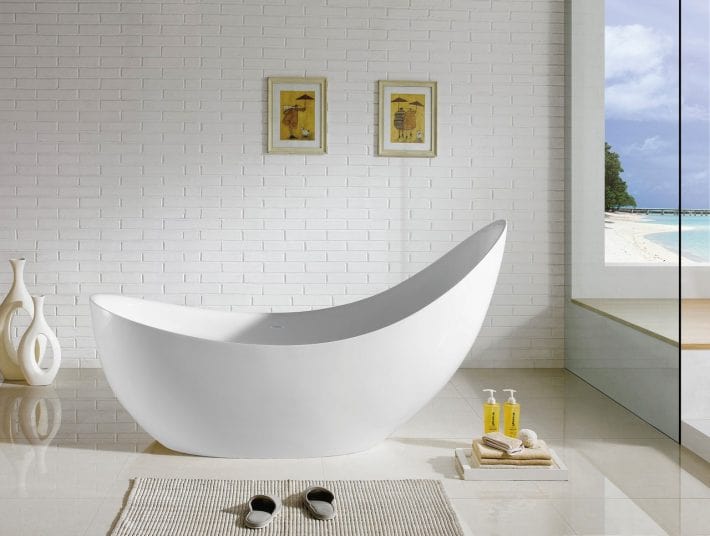 Kube Salto 81'' Free Standing Bathtub KFST1271