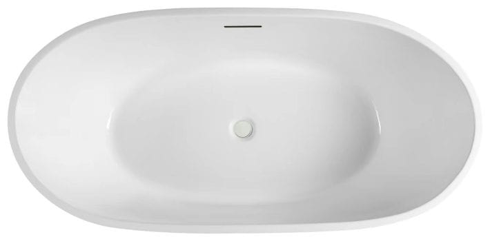 Kube Ovale 59'' Free Standing Bathtub