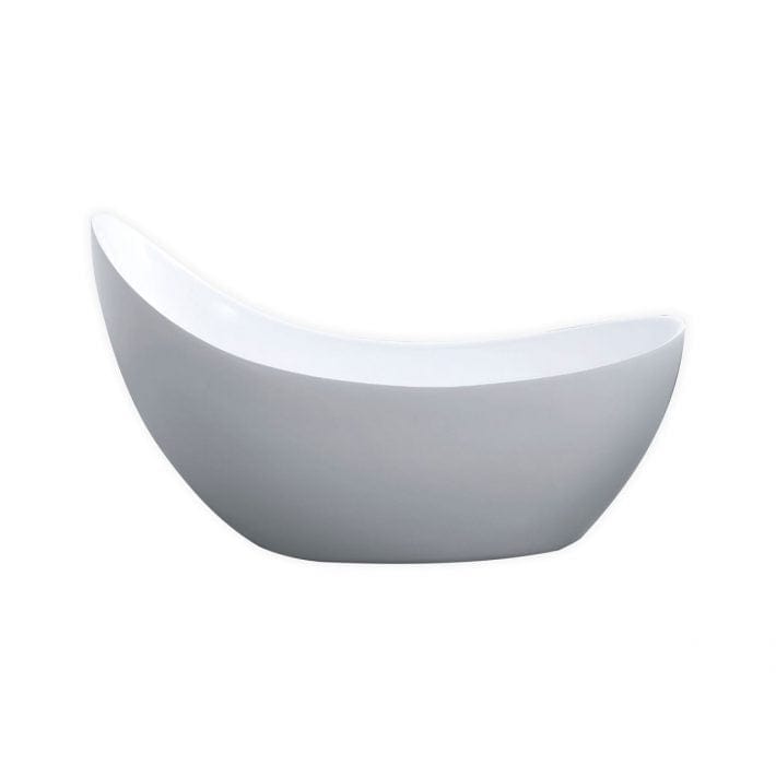 Kube Salto 67" Free Standing Bathtub - MATTE WHITE KFST2367-MW