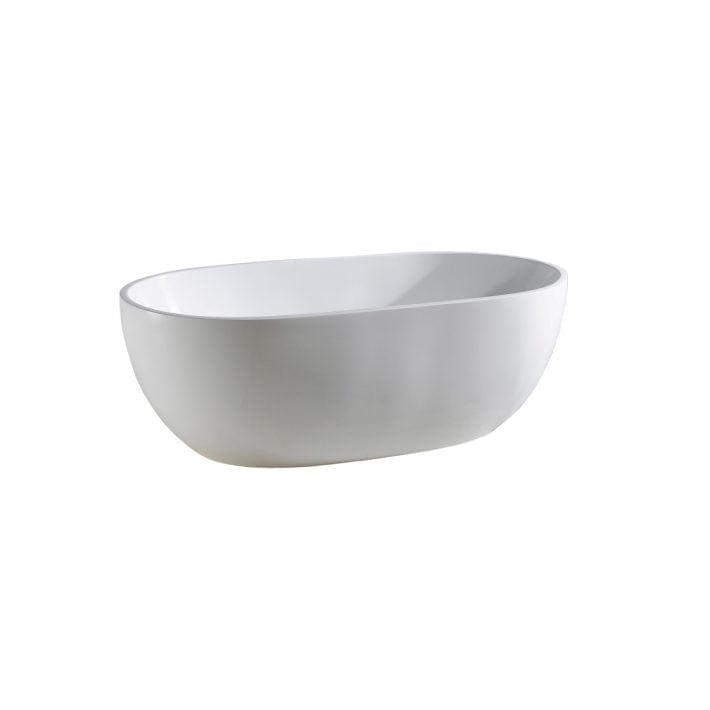 Kube VERNICE 67" Free Standing Bathtub - Matte White KFST4967-MW