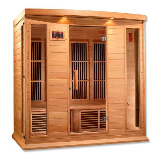 Golden Designs Maxxus 4-Person Low EMF (Under 8MG) FAR Infrared Sauna