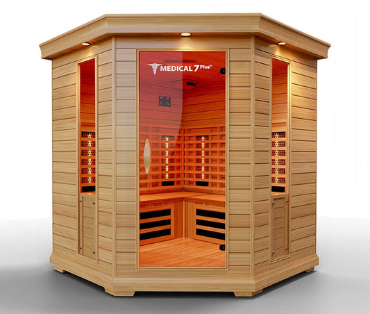 Medical Breakthrough Medical 7 Plus Sauna - Corner Unit / Red Light Therapy included