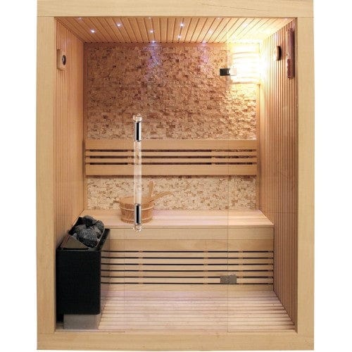 SunRay 2 Person Luxury Traditional Sauna Rockledge 200LX