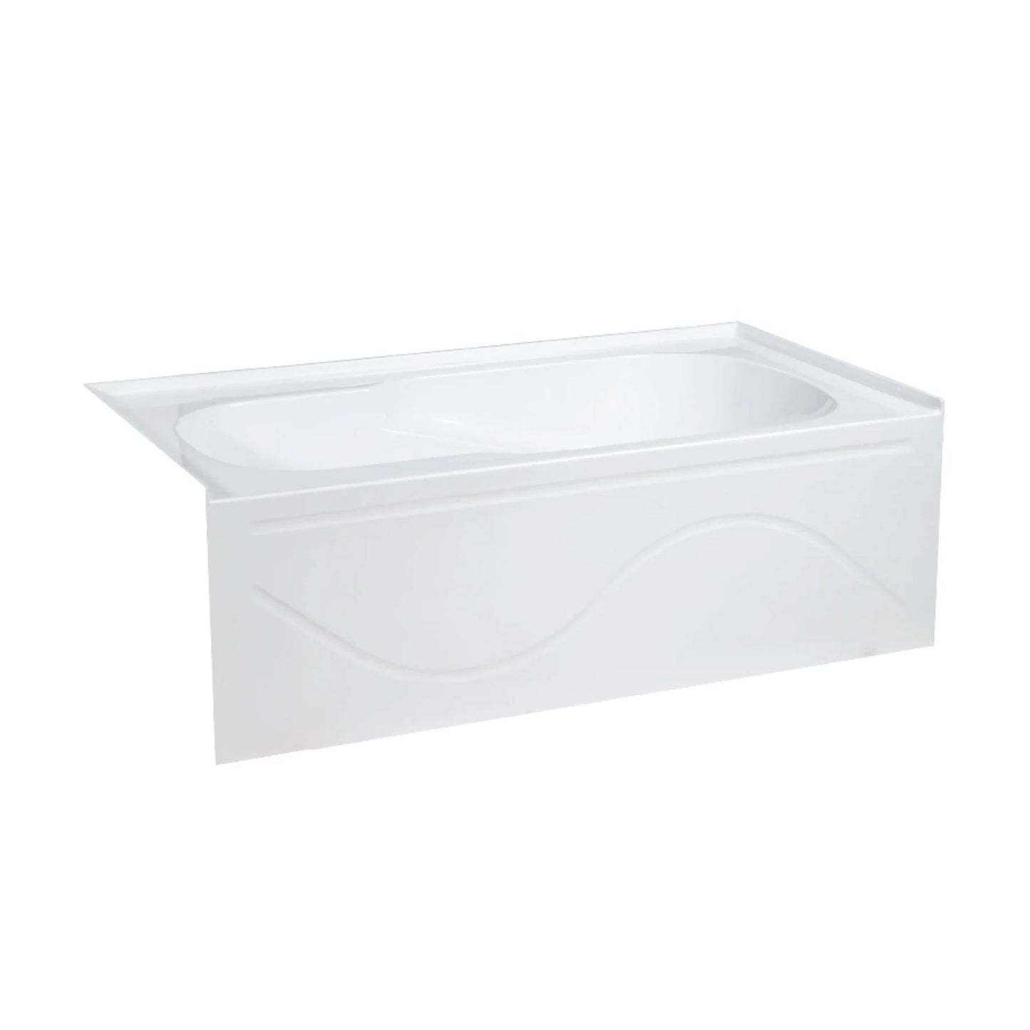 Swiss Madison Ivy 60" X 30" Alcove Bathtub with Apron