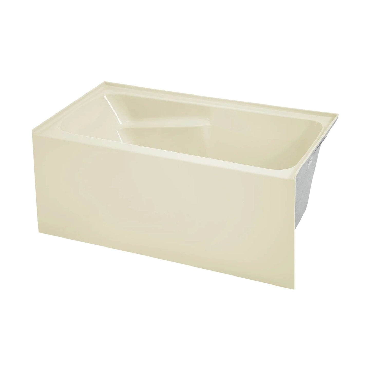 Swiss Madison Voltaire 54" X 30" Alcove Bathtub with Apron & Armrest