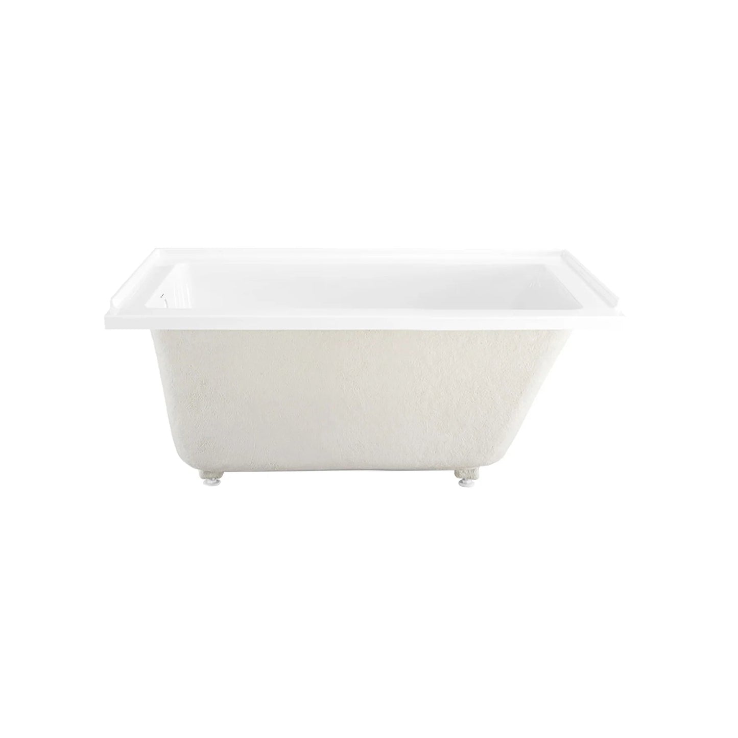 Swiss Madison Voltaire 54 in x 30 in Acrylic Glossy White, Alcove, Integral, Bathtub