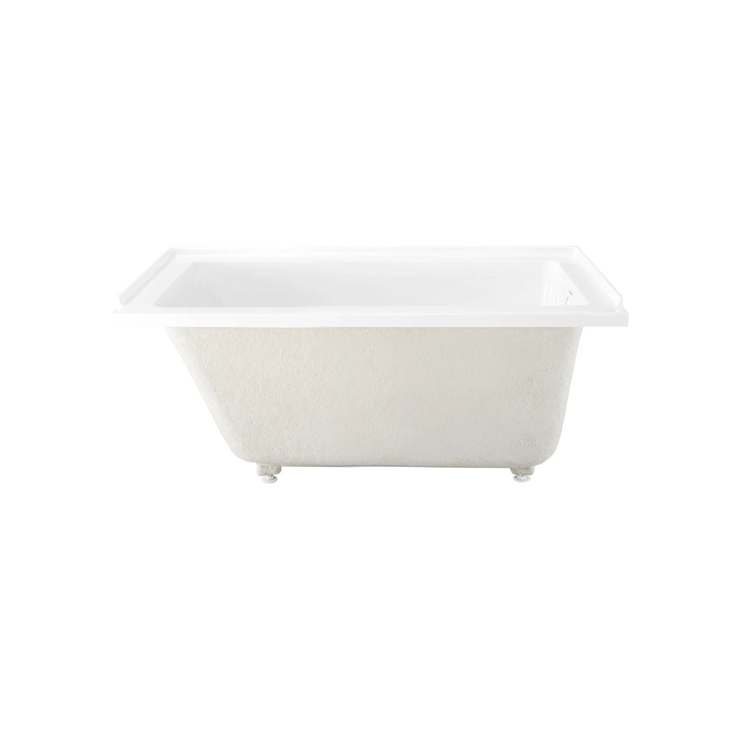 Swiss Madison Voltaire 54 in x 30 in Acrylic Glossy White, Alcove, Integral, Bathtub