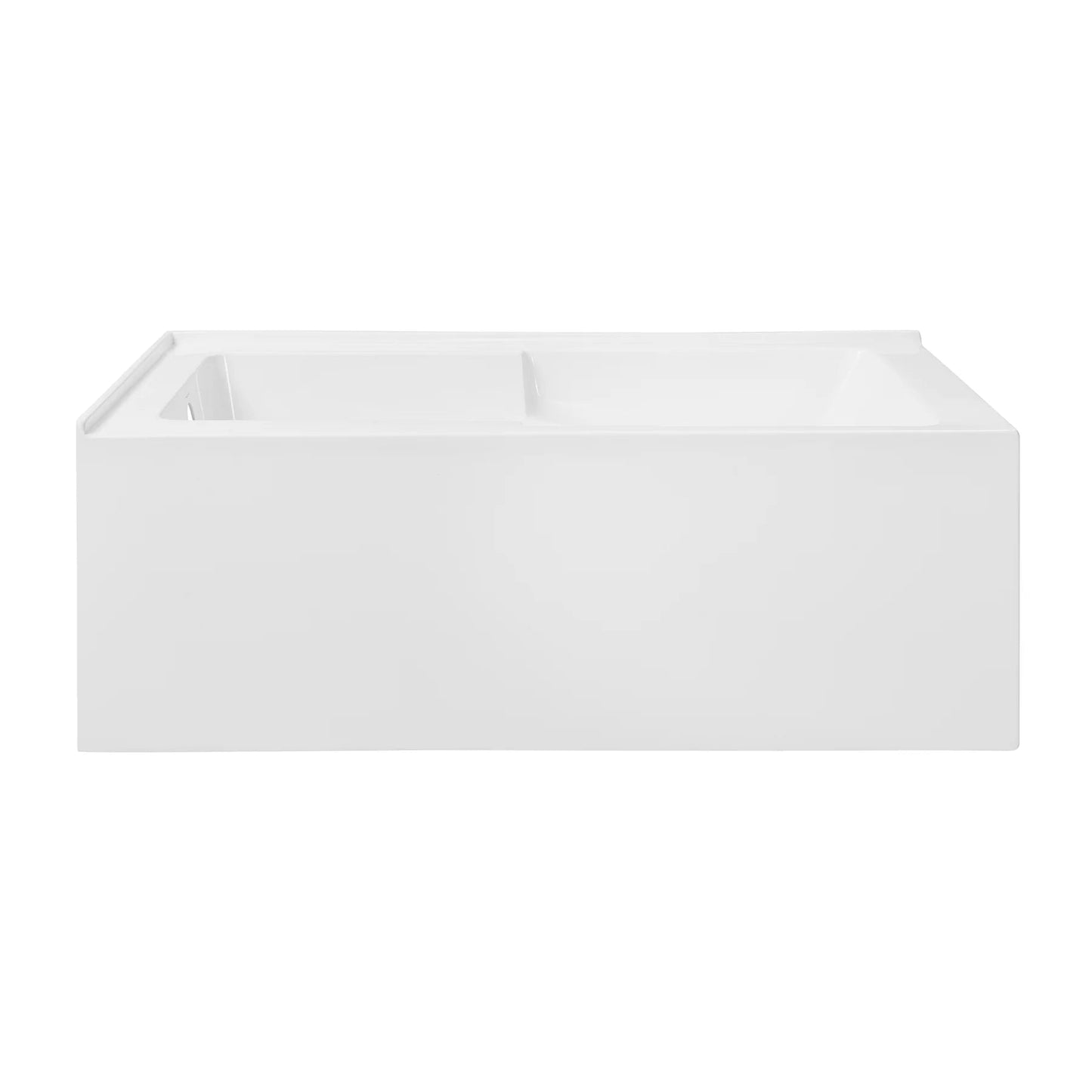 Swiss Madison Claire 60" x 32" Alcove Tub with Corner Apron