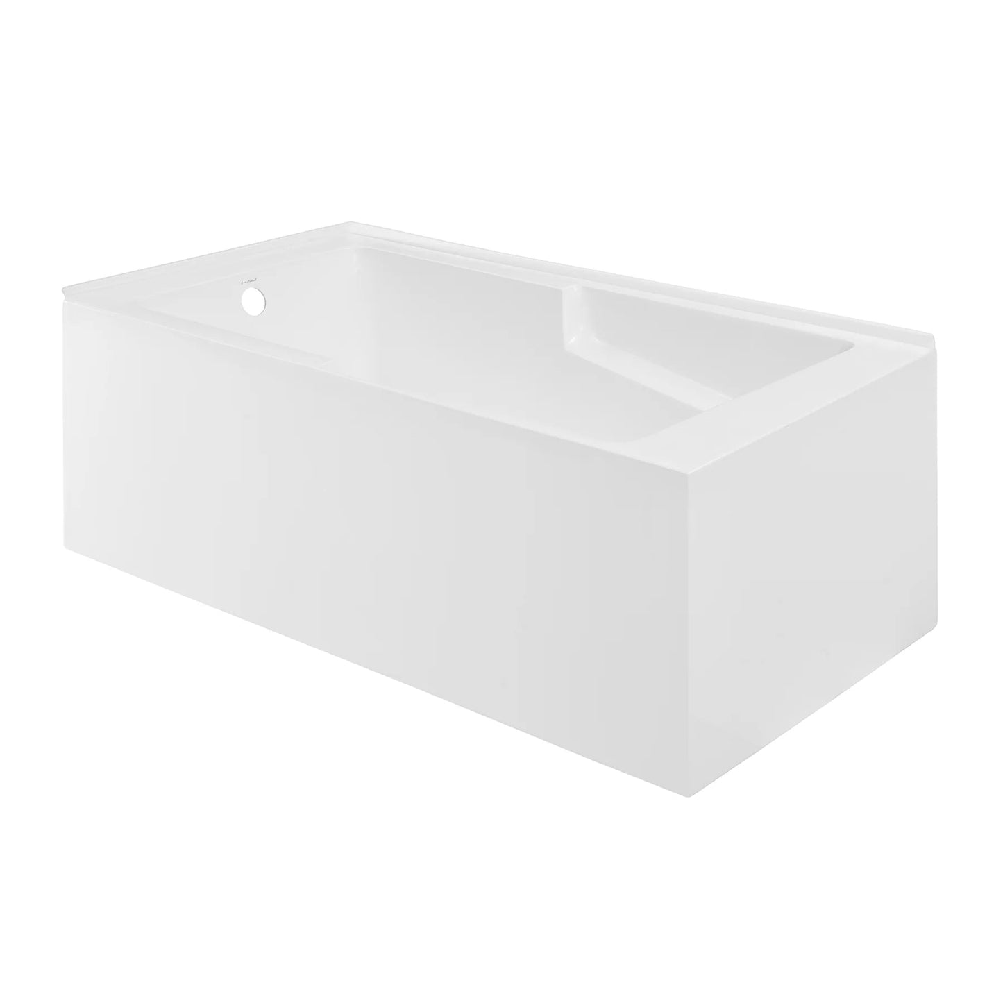 Swiss Madison Claire 60" x 32" Alcove Tub with Corner Apron