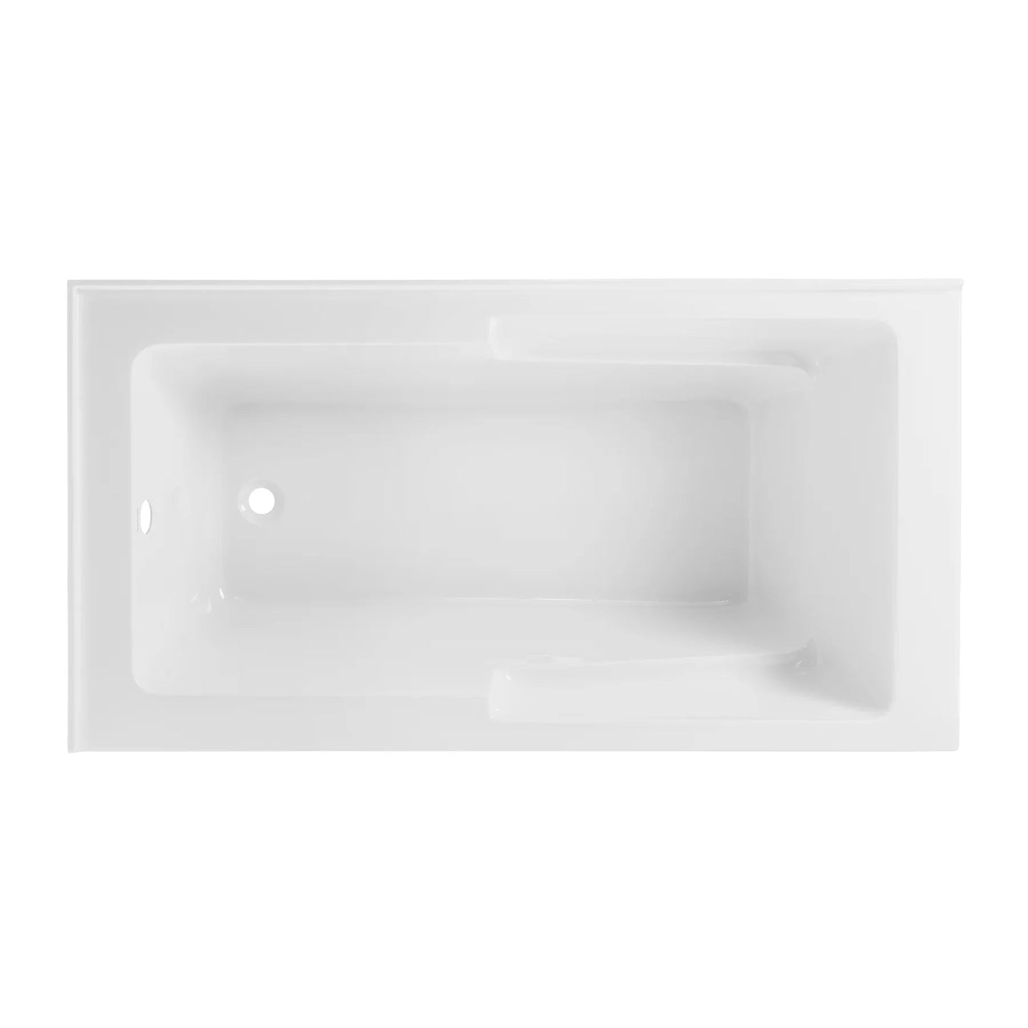 Swiss Madison Claire 60" x 32" Alcove Tub with Corner Apron