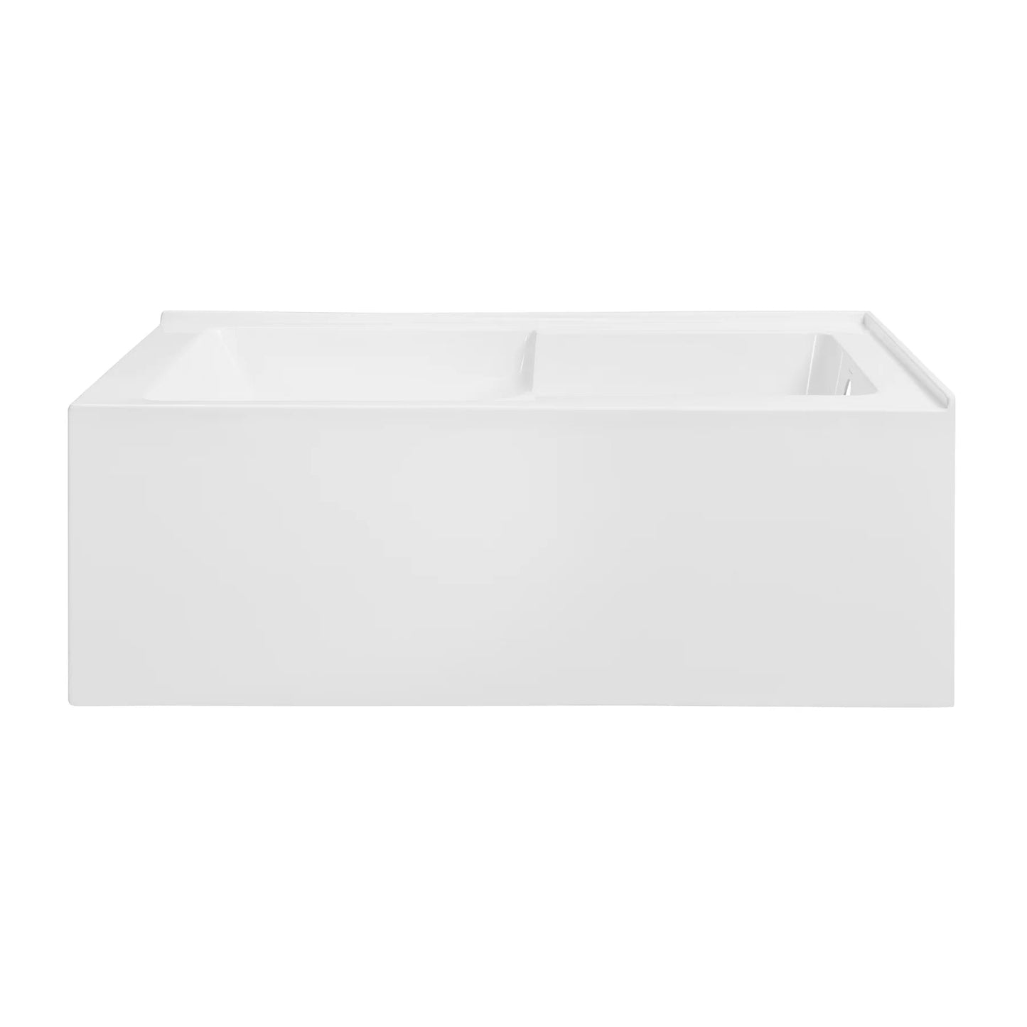 Swiss Madison Claire 60" x 32" Alcove Tub with Corner Apron