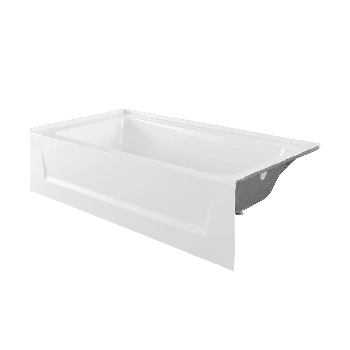 Swiss Madison Virage 60" x 30" Alcove Bathtub with Apron