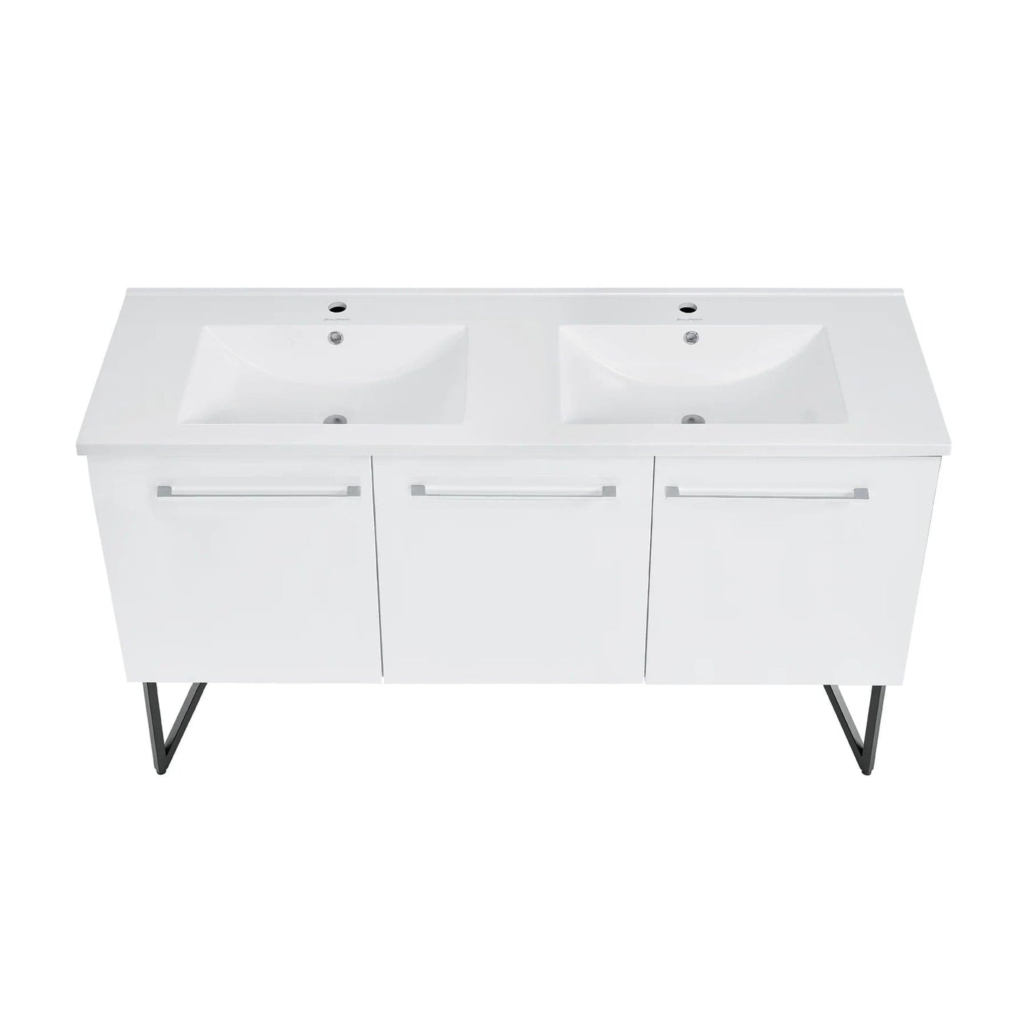 Swiss Madison Annecy 60 Double, Two Doors, One Drawer, Bathroom Vanity