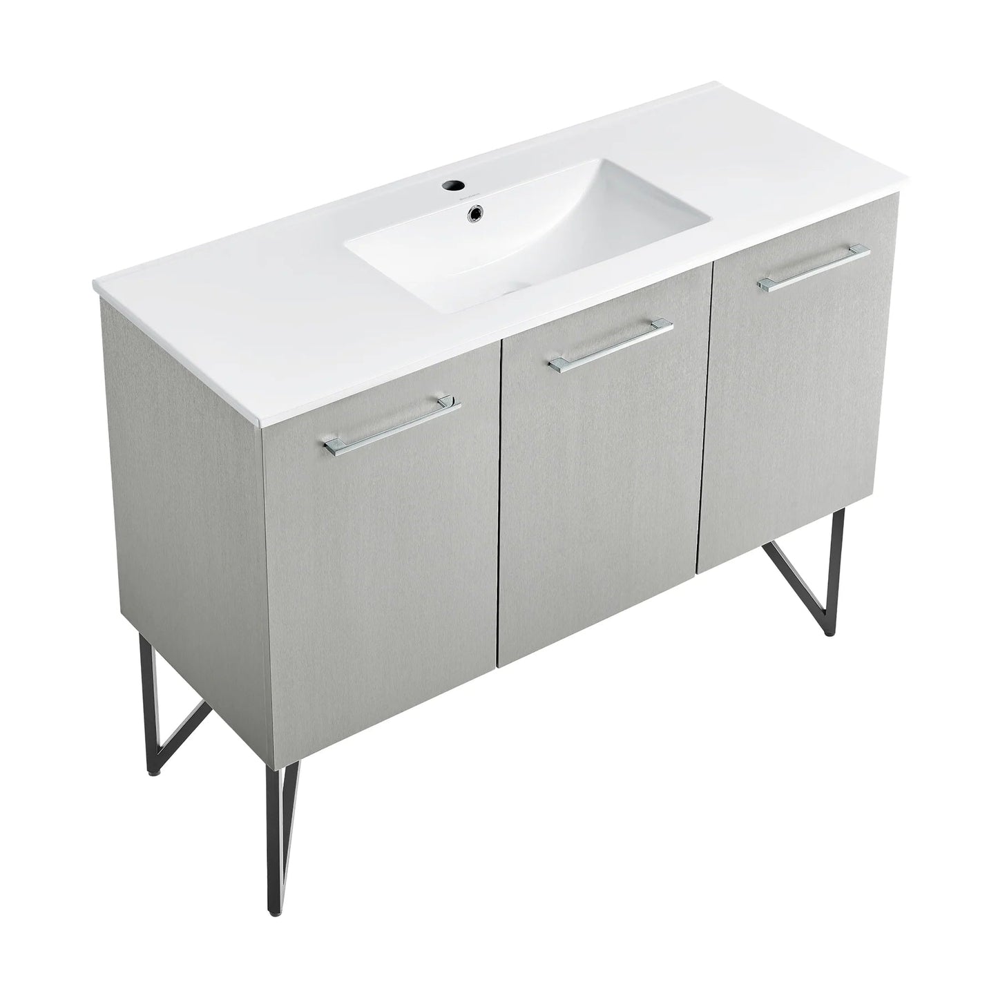 Swiss Madison Annecy 48 Single, Two Doors, One Drawer, Bathroom Vanity