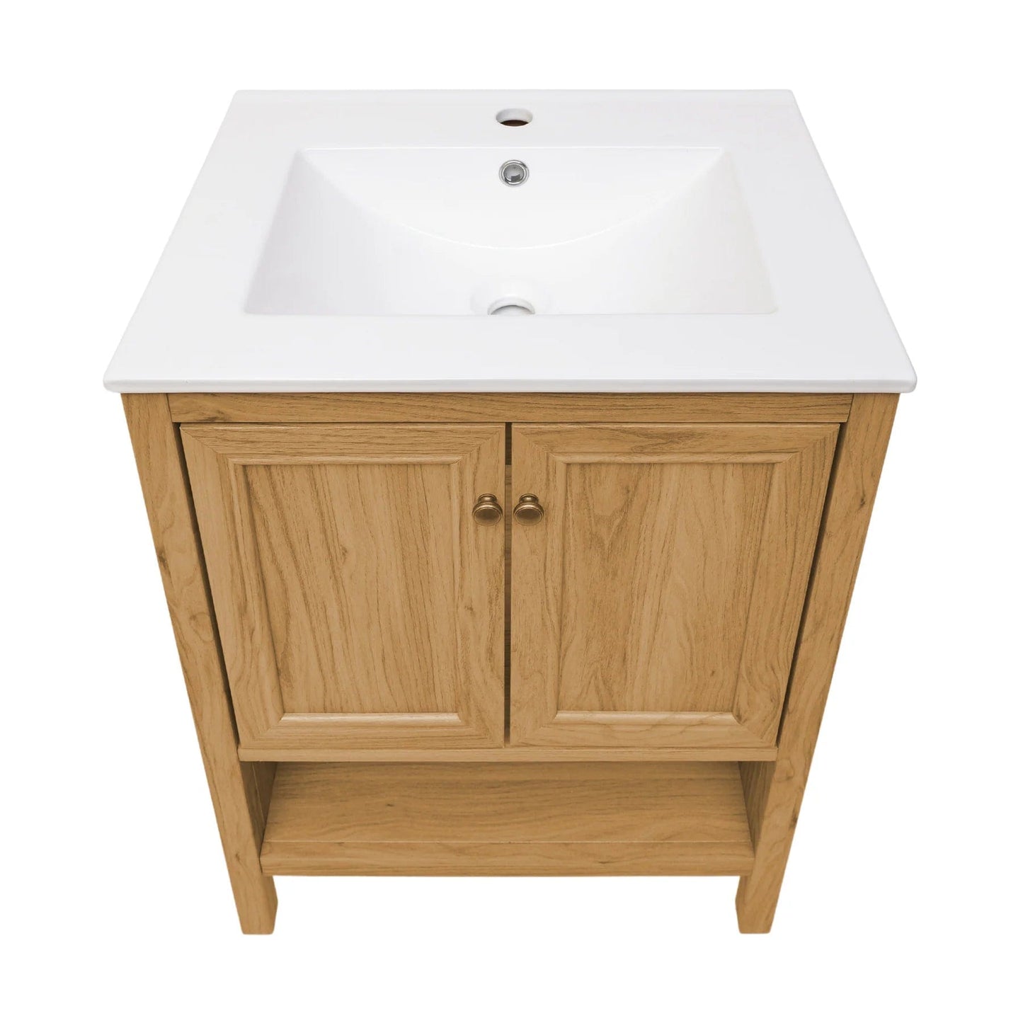 Swiss Madison Château 24" Bathroom Vanity in Natural Oak SM-BV240