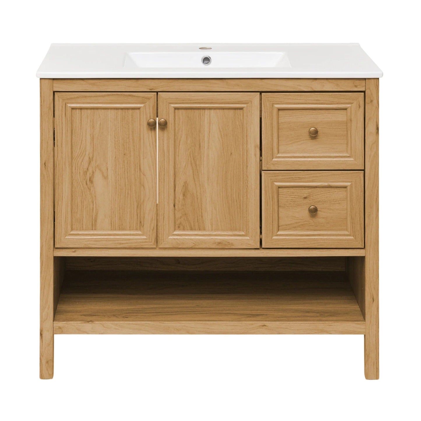 Swiss Madison Château 36" Bathroom Vanity in Natural Oak SM-BV241