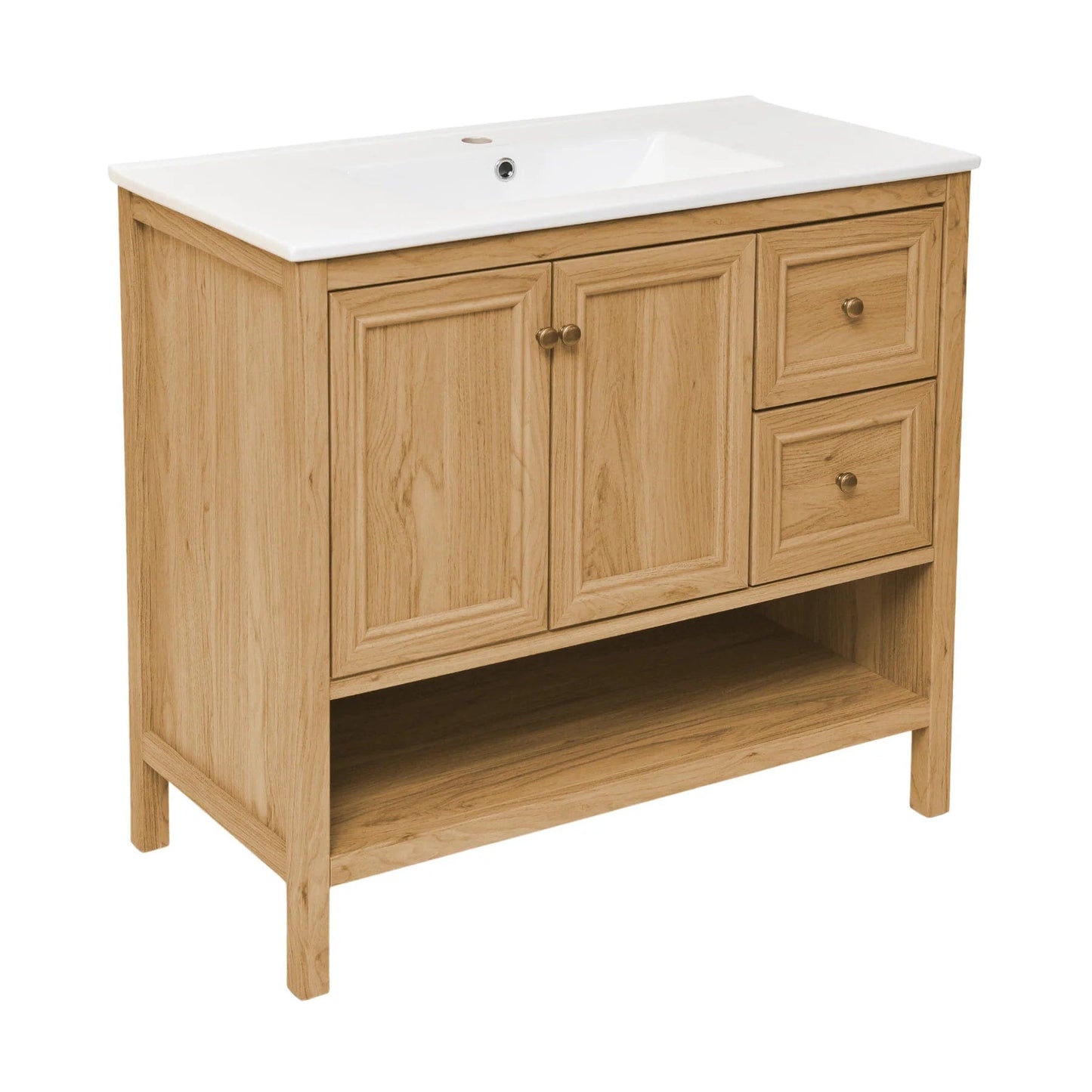 Swiss Madison Château 36" Bathroom Vanity in Natural Oak SM-BV241