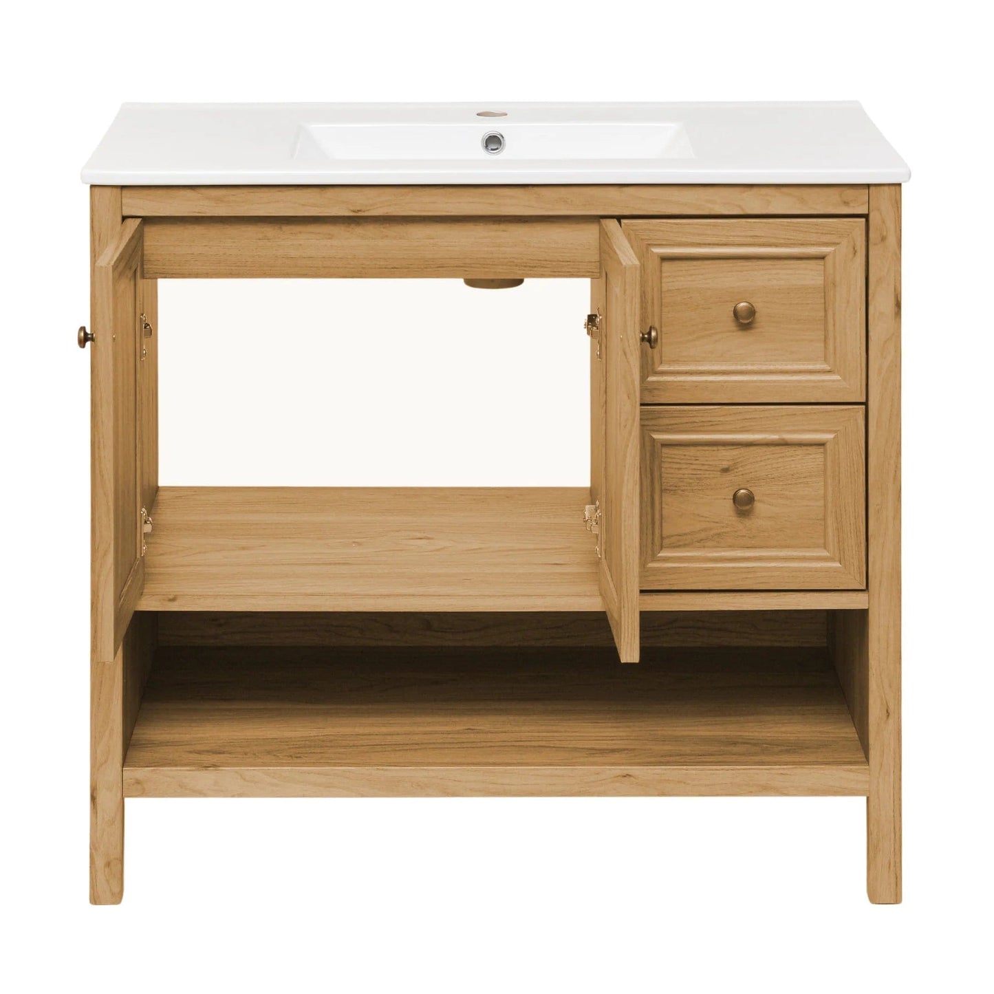 Swiss Madison Château 36" Bathroom Vanity in Natural Oak SM-BV241