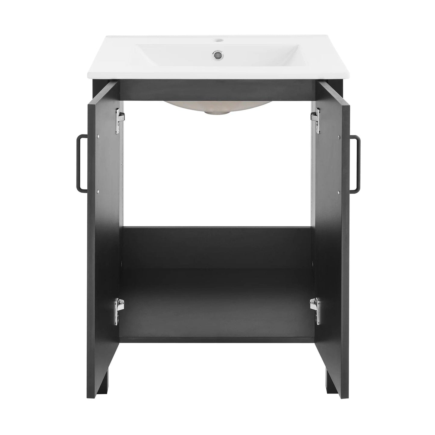 Swiss Madison Avallon 24" Bathroom Vanity in Matte Black SM-BV280MB