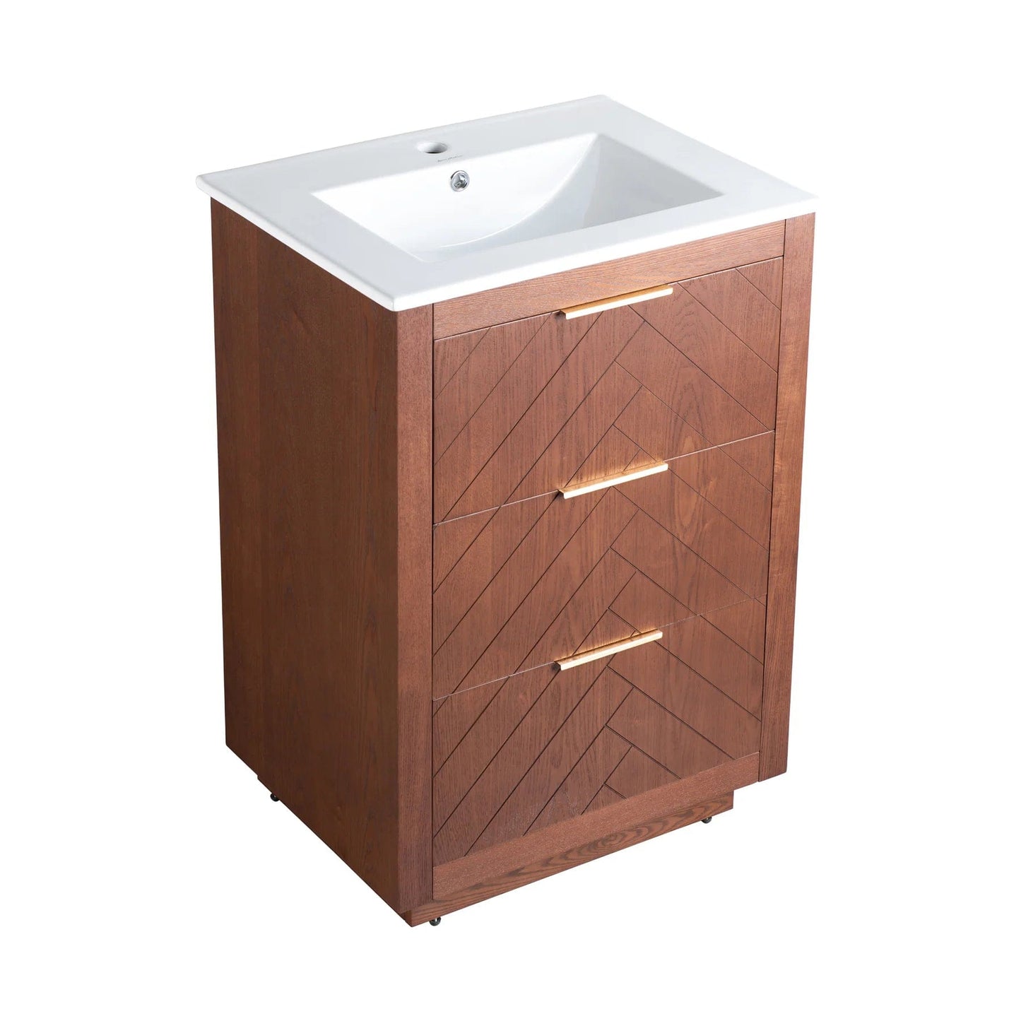 Swiss Madison Daxton 24" Bathroom Vanity in Walnut SM-BV372WN