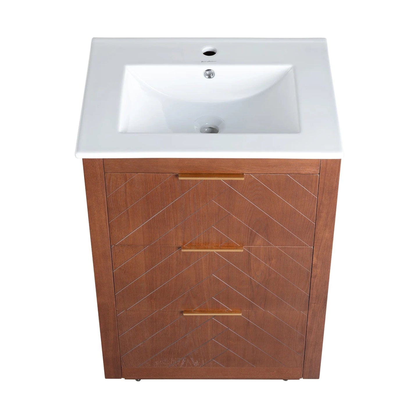 Swiss Madison Daxton 24" Bathroom Vanity in Walnut SM-BV372WN