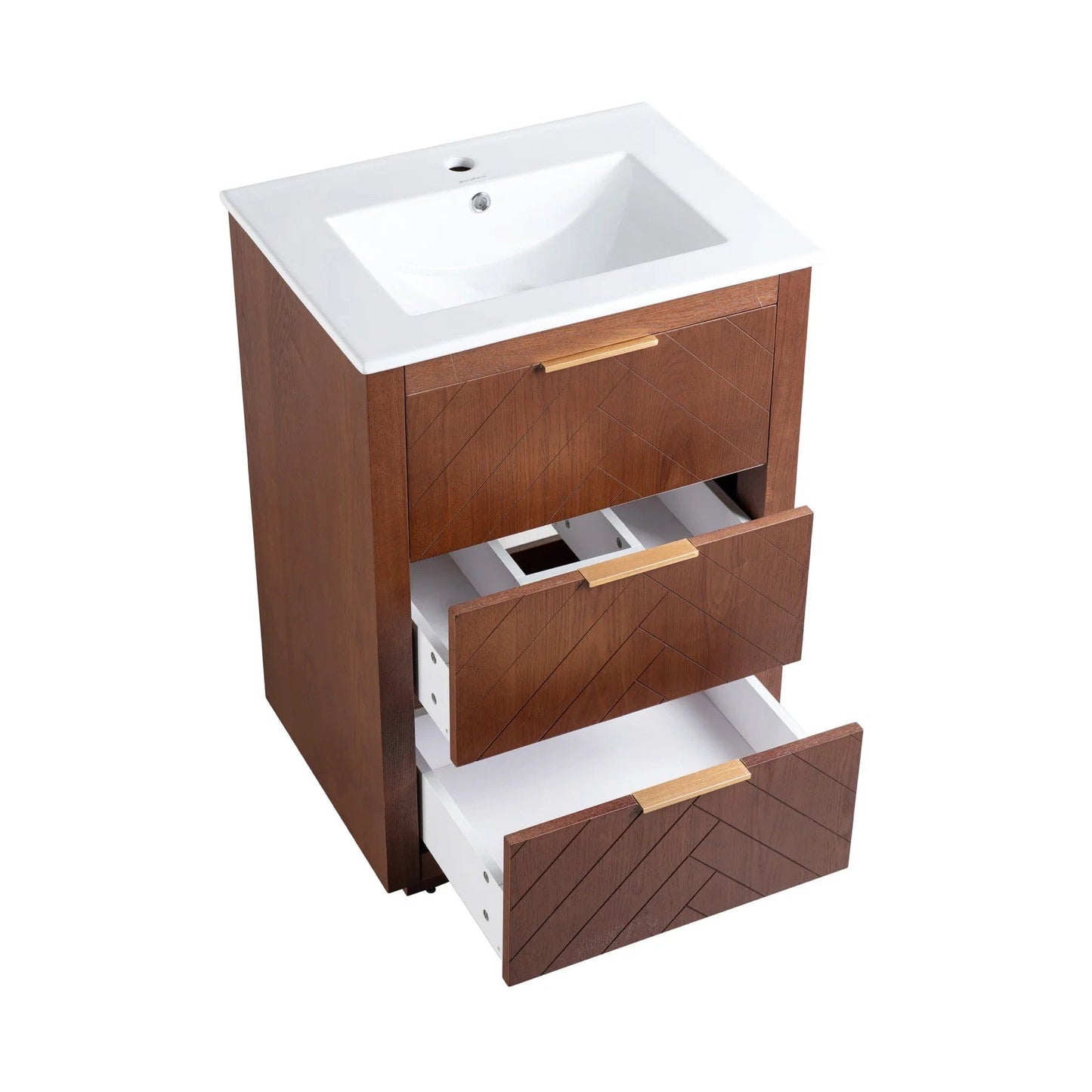 Swiss Madison Daxton 24" Bathroom Vanity in Walnut SM-BV372WN