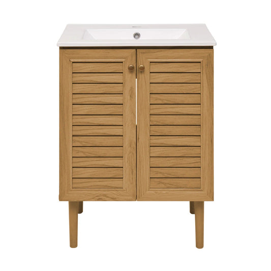 Swiss Madison Bron 24" Bathroom Vanity in Oak SM-BV373