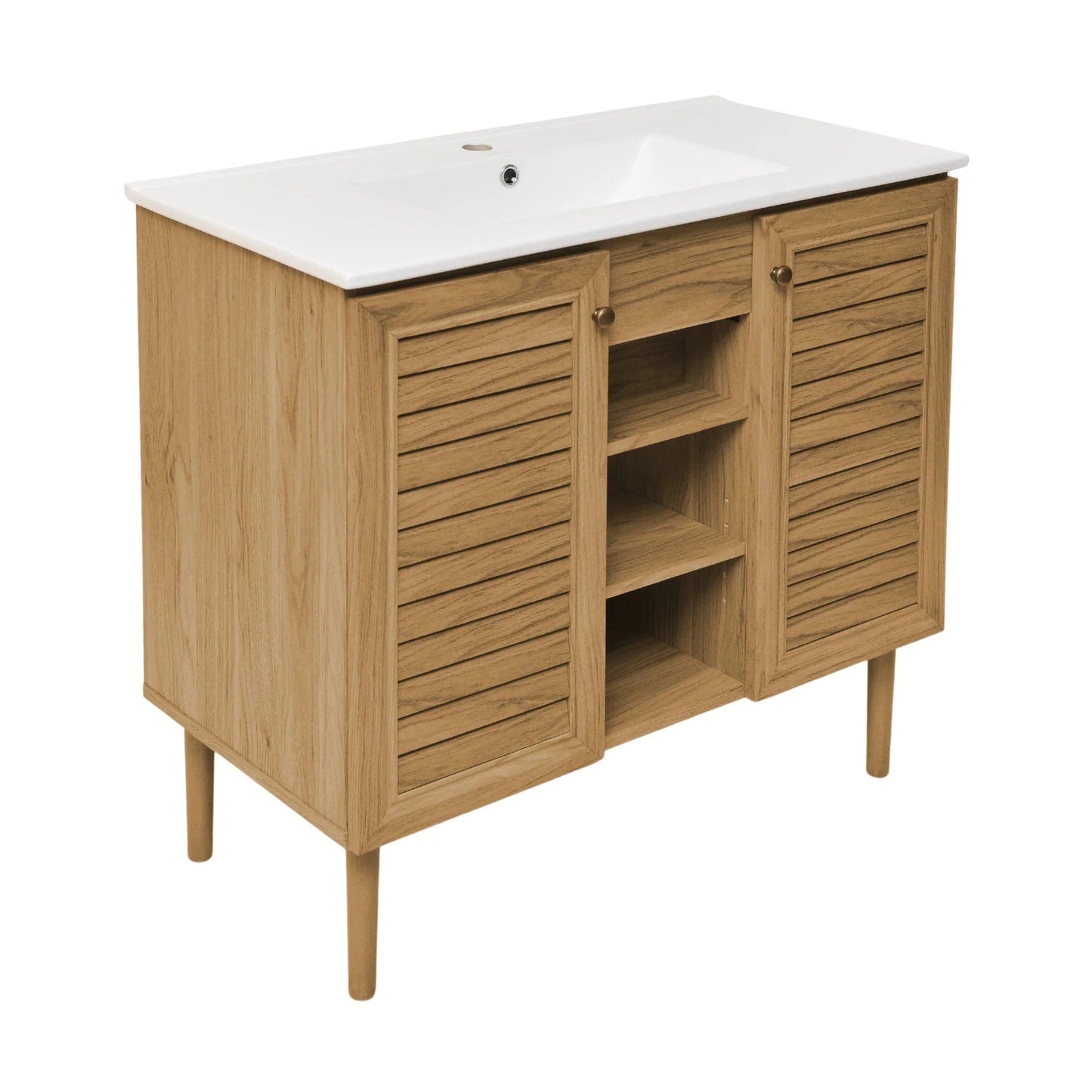 Swiss Madison Bron 36" Bathroom Vanity in Oak SM-BV374