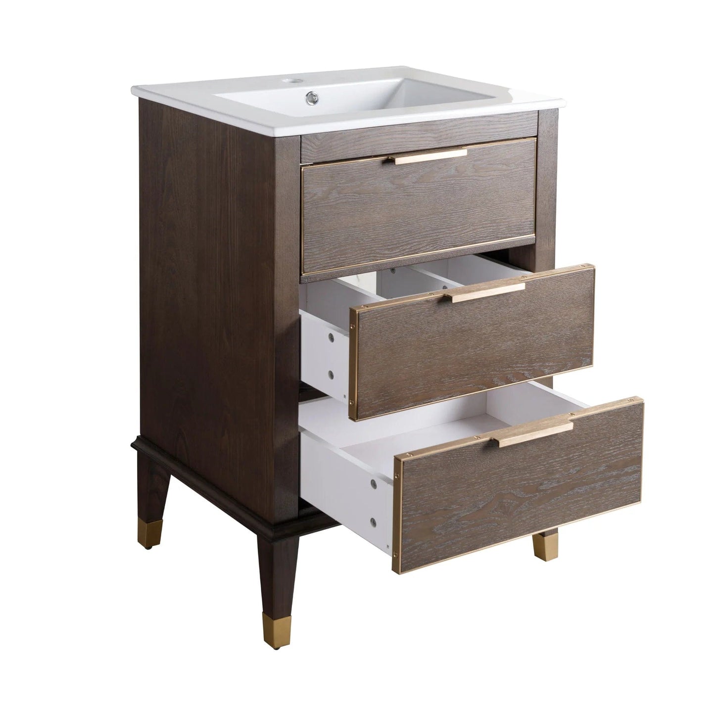 Swiss Madison Hugo 24" Bathroom Vanity in Walnut SM-BV390