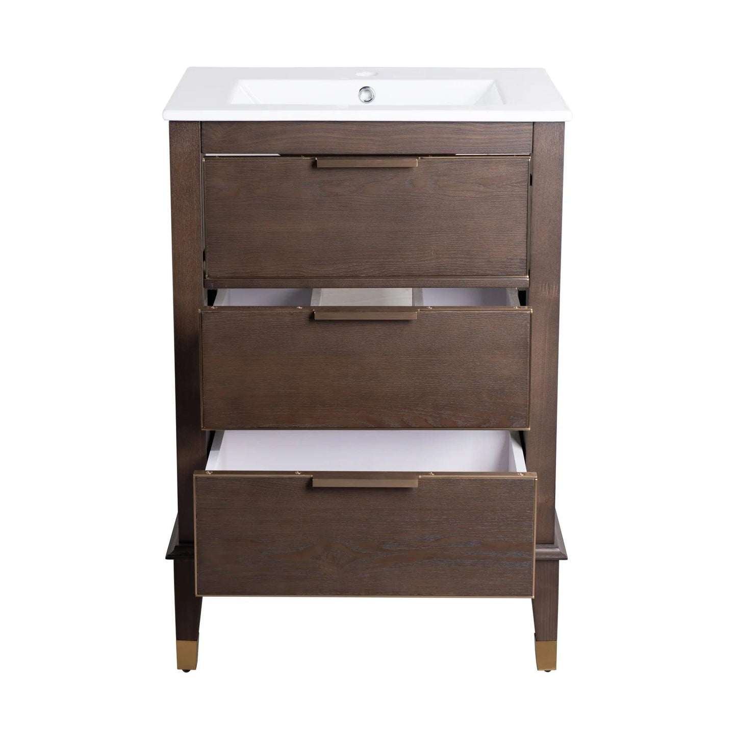 Swiss Madison Hugo 24" Bathroom Vanity in Walnut SM-BV390