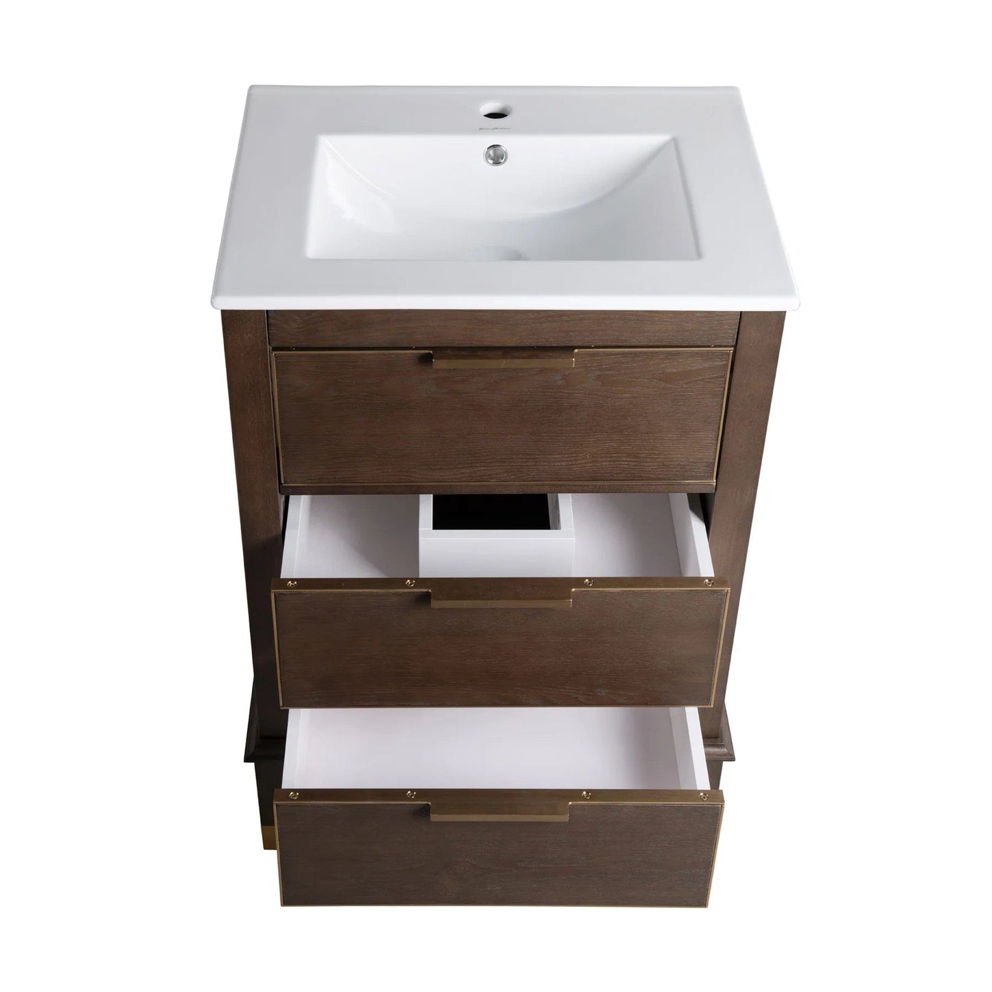 Swiss Madison Hugo 24" Bathroom Vanity in Walnut SM-BV390