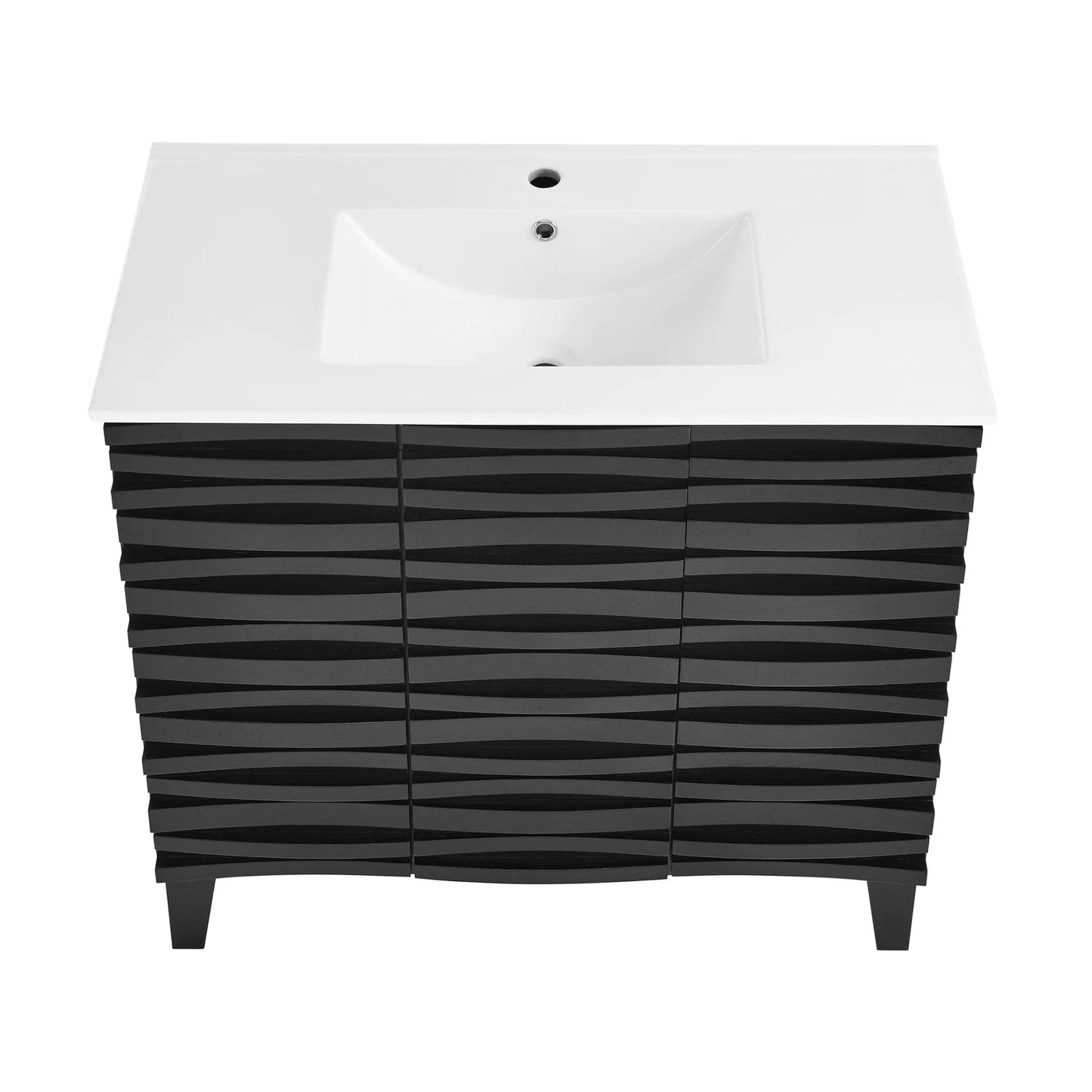 Swiss Madison Cascade 36" Bathroom Vanity in Black SM-BV471B